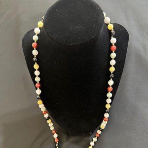 Vintage Multi-Stone Necklace